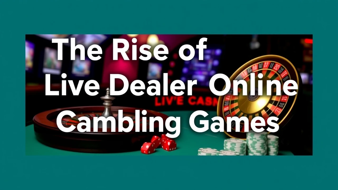 The Rise of Live Dealer Online Casino Gambling Games